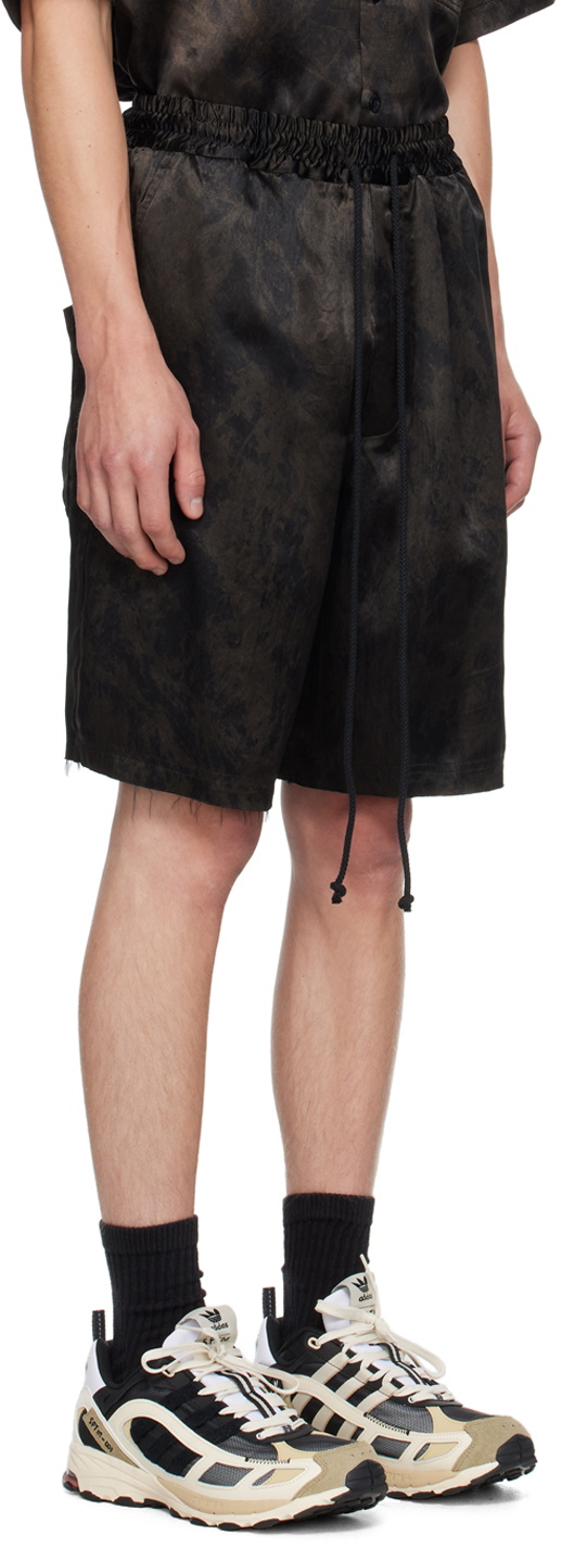 Song for the Mute Black Elasticated Shorts