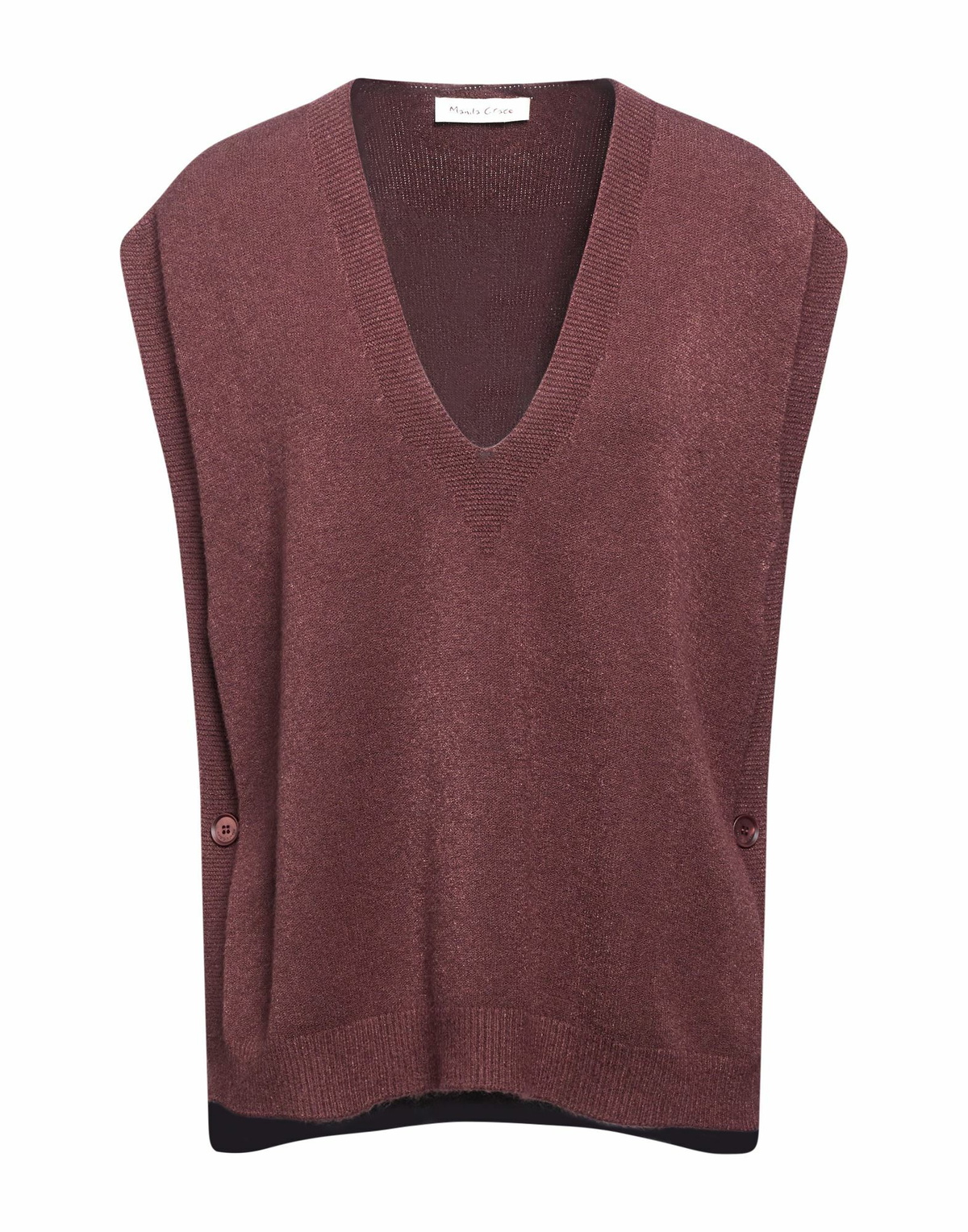 Manila Grace Womens Sweater Plum