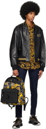 Versace Jeans Couture Black Logo Couture Backpack