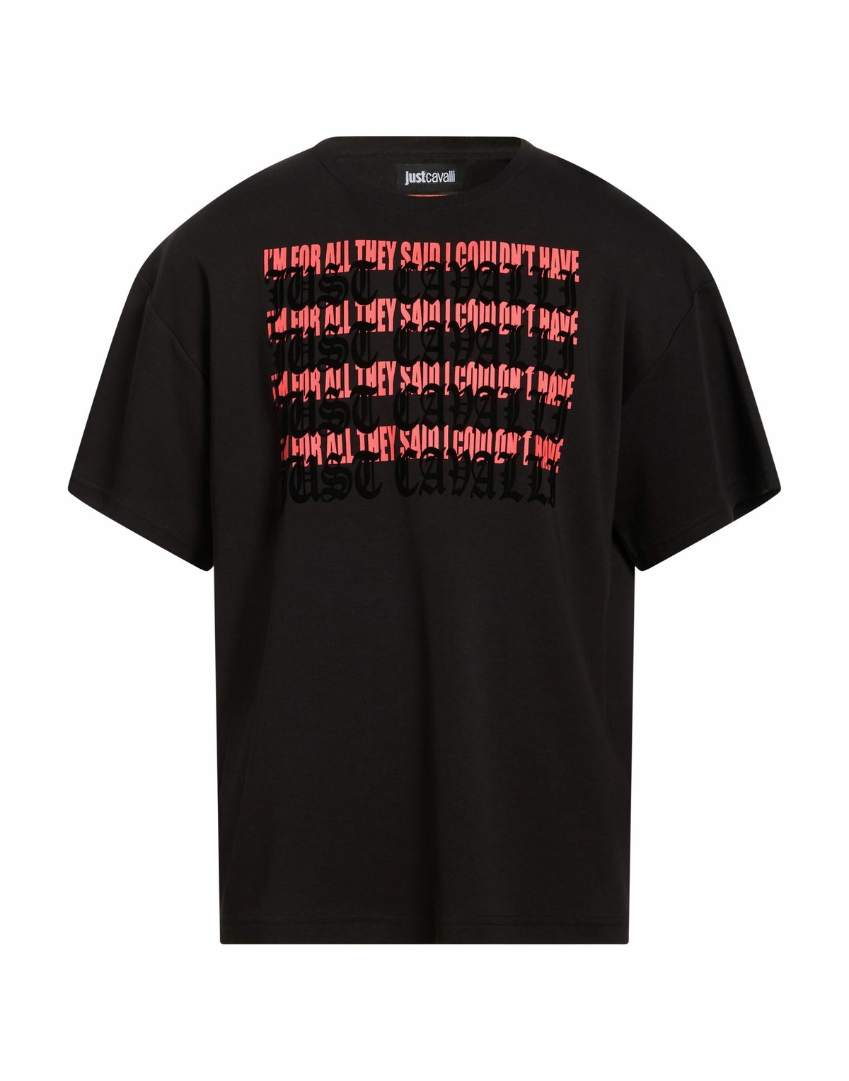 Just Cavalli Mens T-shirt in Black
