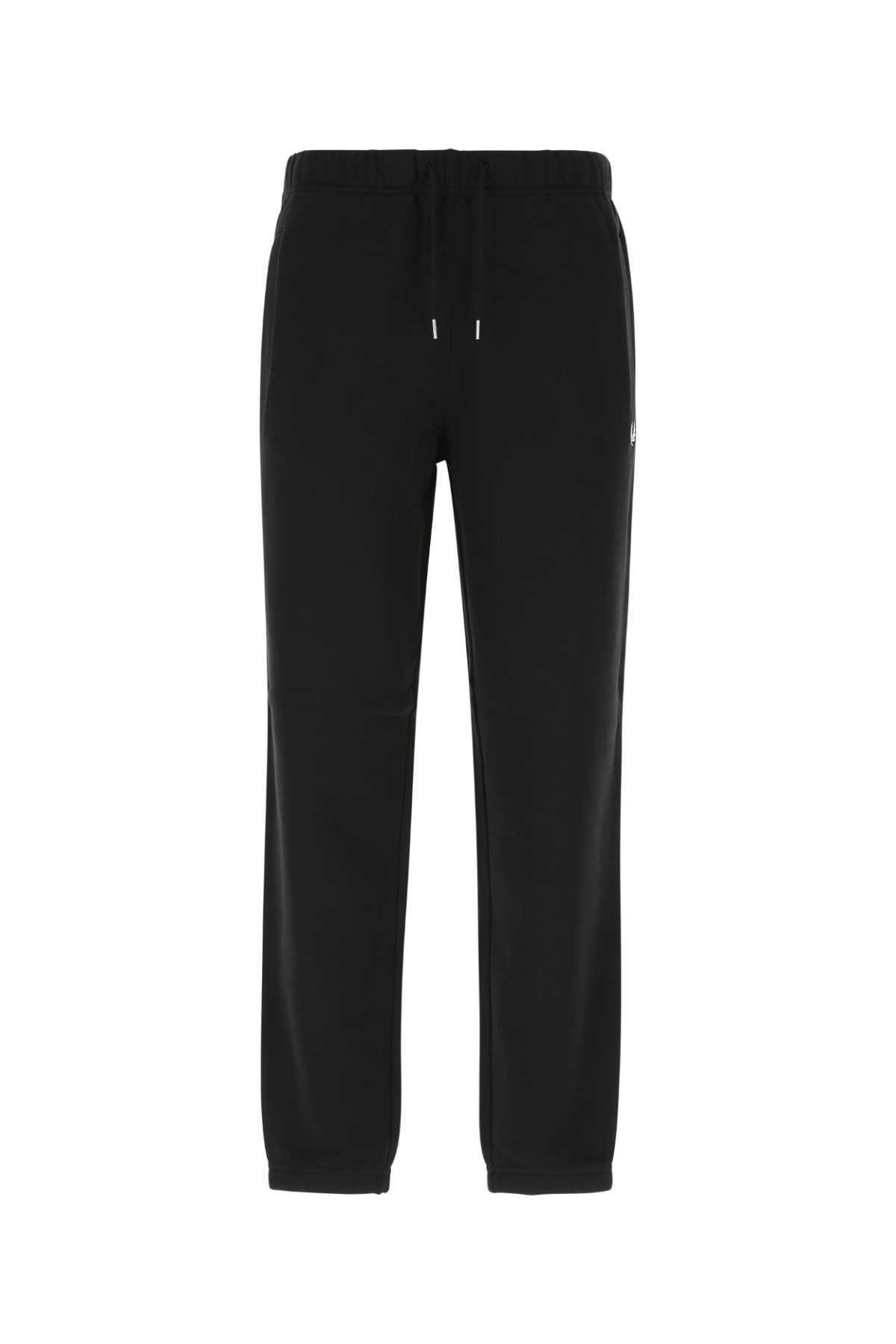 Fred Perry Black Straight Leg Twill Trousers Fred Perry