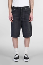 Haikure Jo Shorts In Black Denim