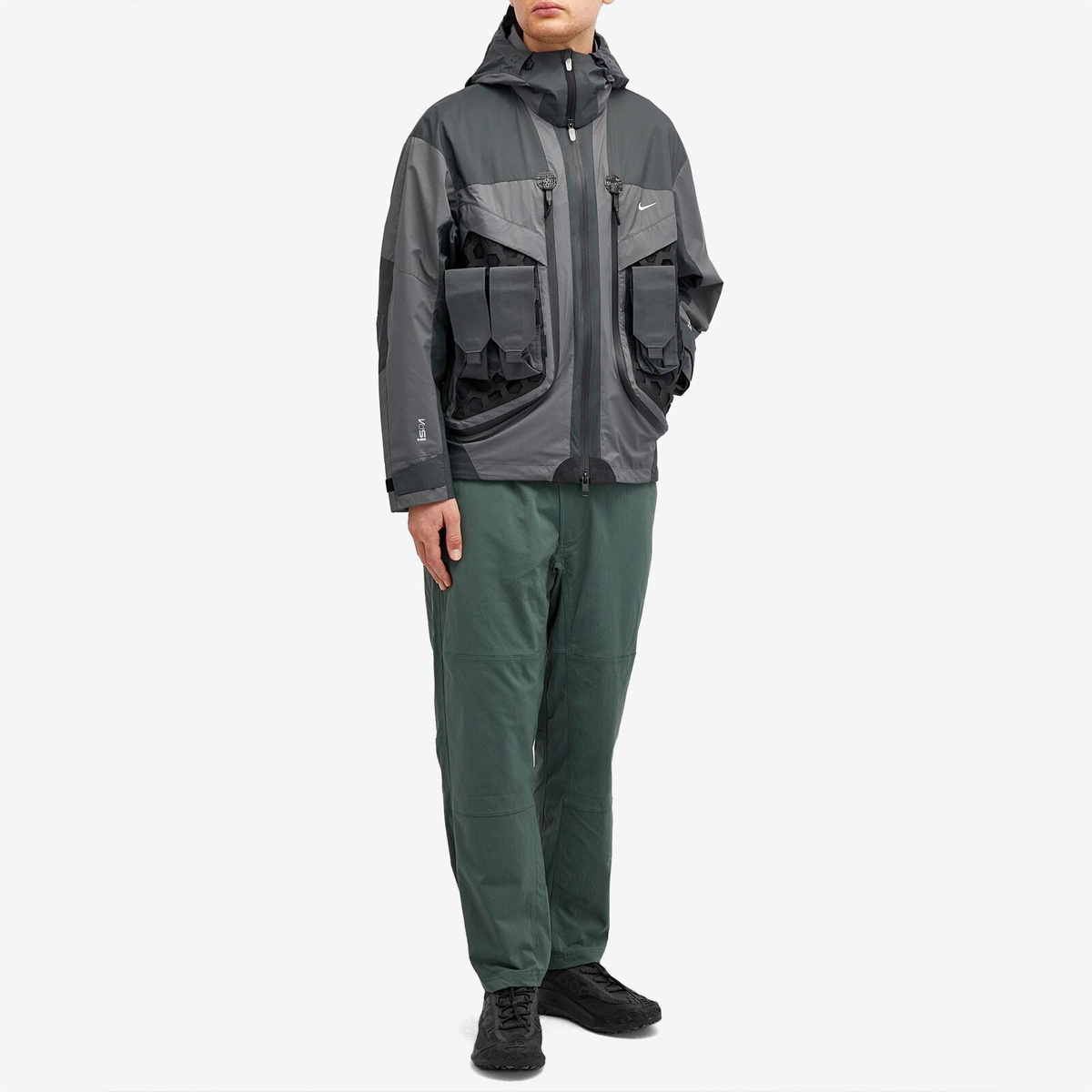 Nike Men's ISPA Butterfly Jacket in Anthracite/Dark Grey/Black Nike