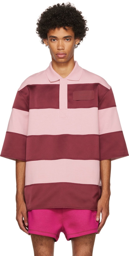 Photo: AMI Alexandre Mattiussi Pink Organic Cotton Polo