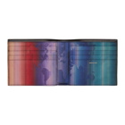 Paul Smith Black Rainbow Map Wallet