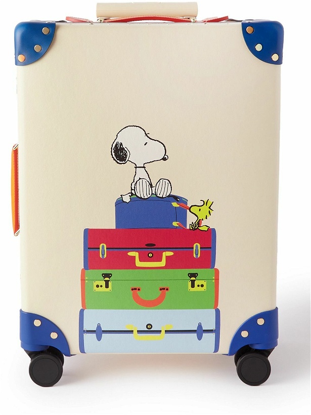 Photo: Globe-Trotter - Peanuts Printed Leather-Trimmed Suitcase