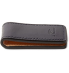 Il Bussetto - Polished-Leather Money Clip - Blue