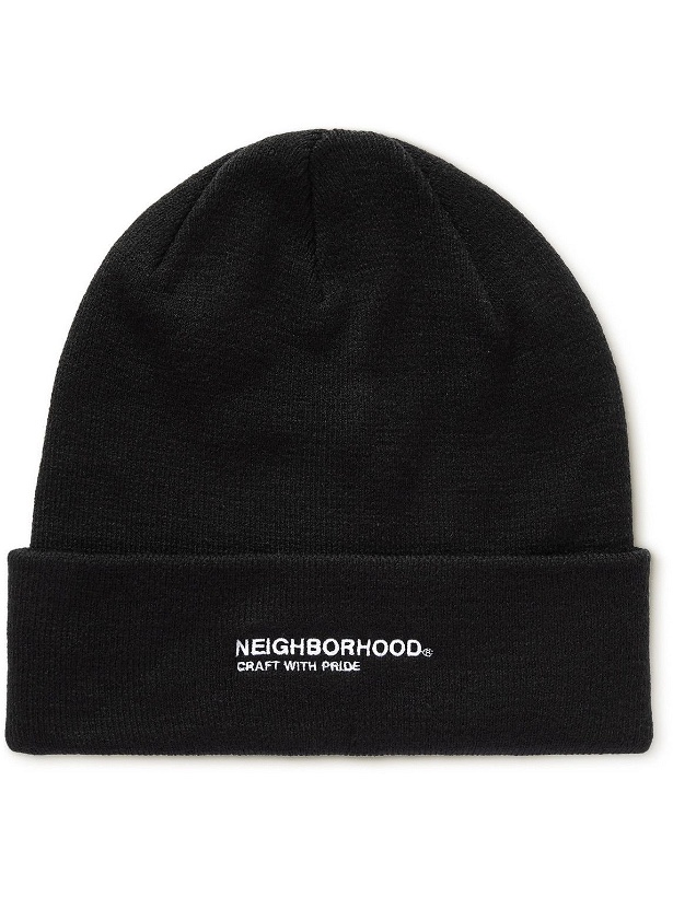Photo: Neighborhood - Logo-Embroidered Beanie