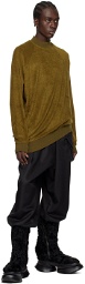 Julius Khaki Asymmetric Sweater