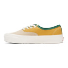 Vans Yellow and Beige OG Authentic LX Sneakers