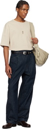 LEMAIRE Beige Boxy Short Sleeve T-shirt