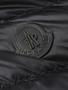 Moncler - Cotton-Jersey and Quilted Shell Down Jacket - Black