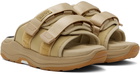 Suicoke Beige MOTO-Run Sandals