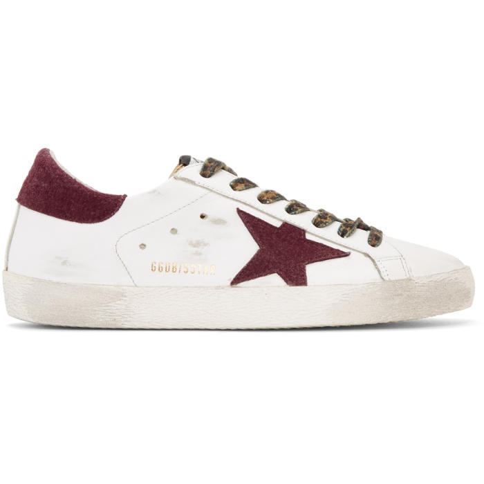 Photo: Golden Goose White and Gold Superstar Sneakers