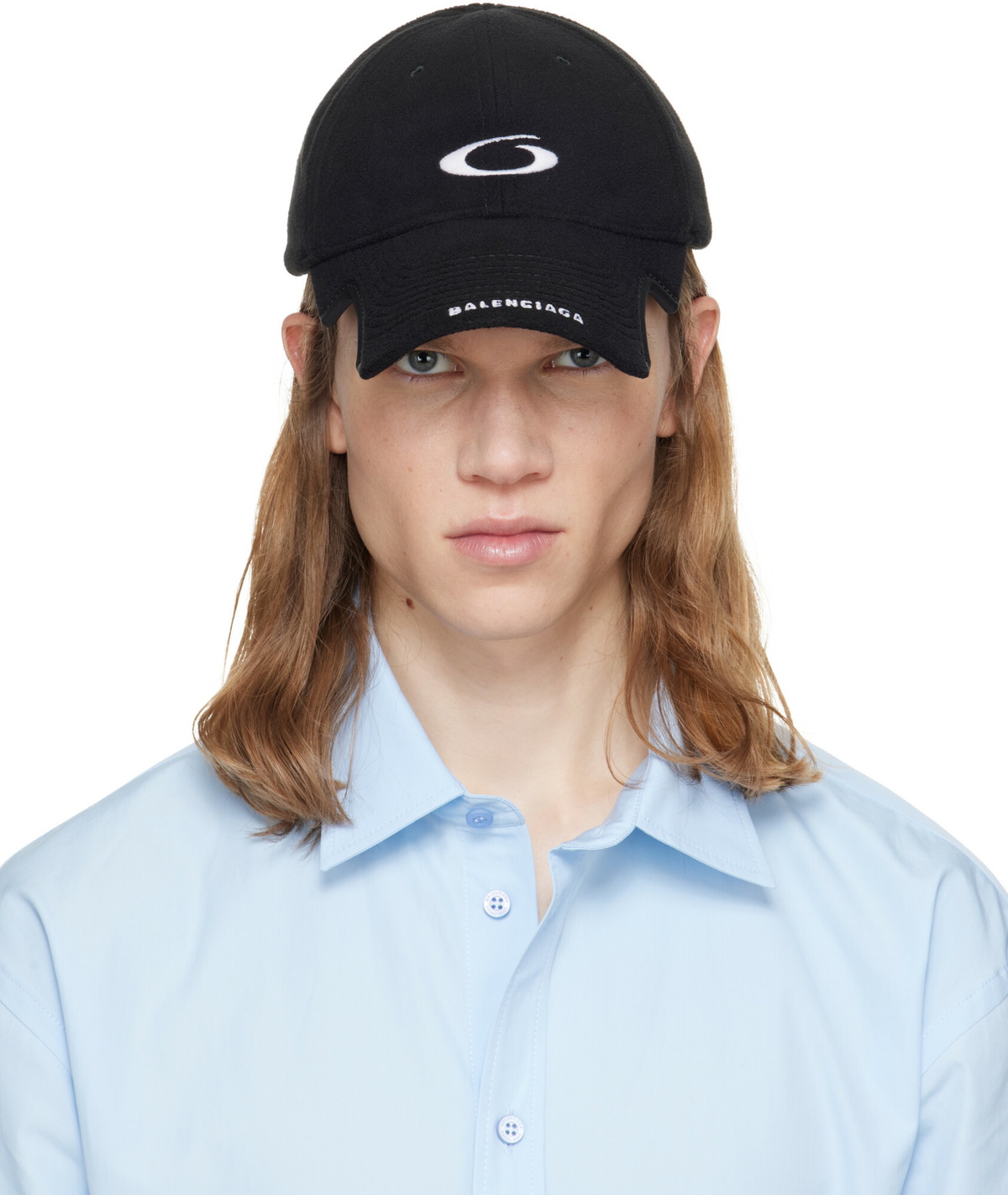 Balenciaga Black Fleece Cap