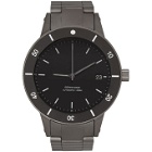 Instrmnt Black and Silver Dive Watch