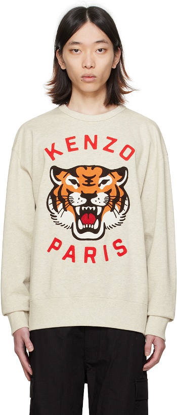 Photo: Kenzo Gray Kenzo Paris Lucky Tiger Sweatshirt