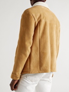 Loro Piana - Ravelstone Shearling-Lined Suede Jacket - Brown
