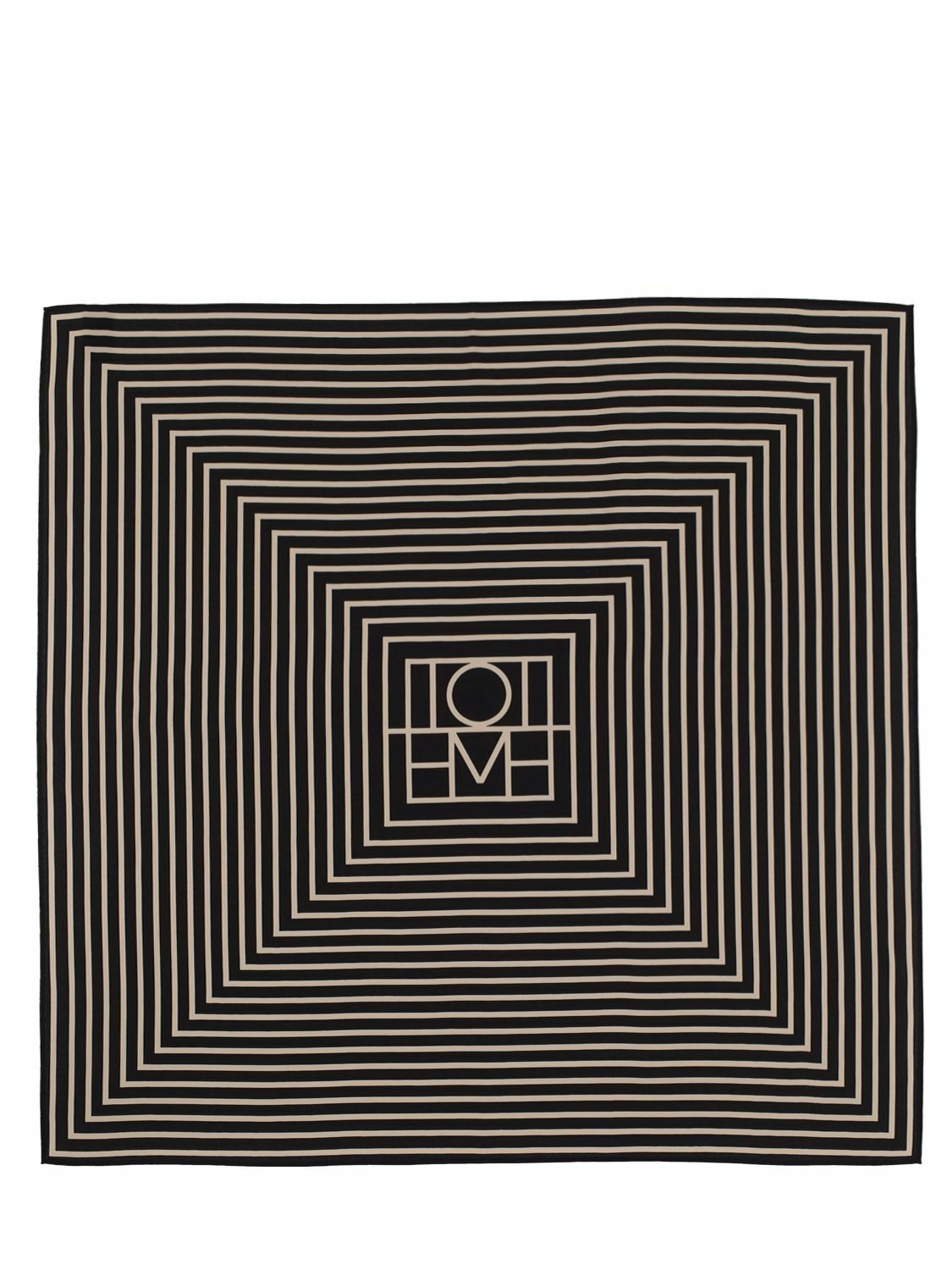 TOTEME - Signature Monogram Silk Scarf Toteme