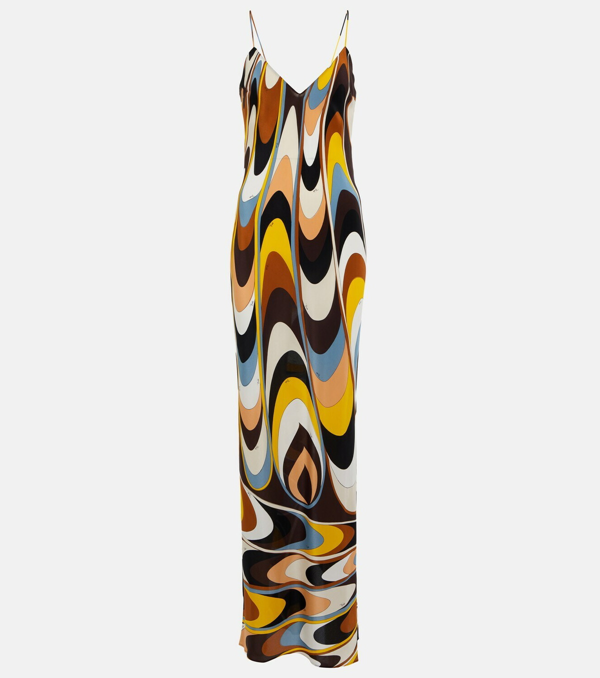 Pucci - Printed silk maxi dress Emilio Pucci