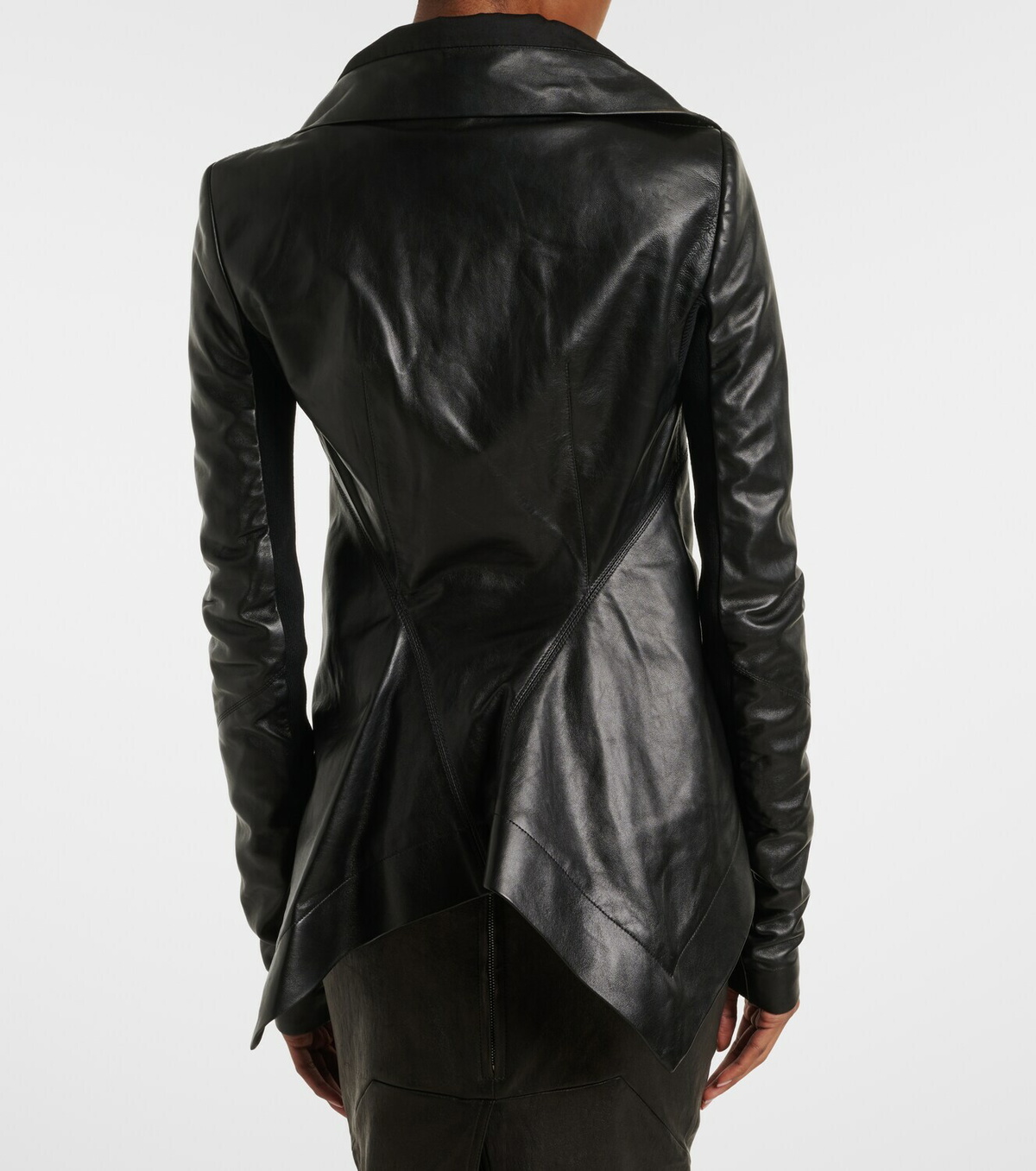 Rick Owens Naska leather biker jacket