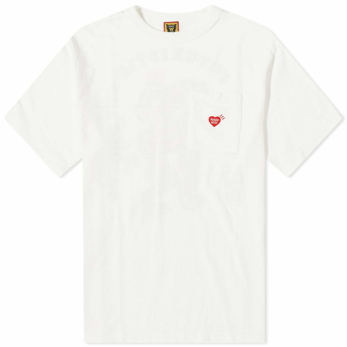 Human Made Ningen-sei Indigo Pocket T-Shirt White