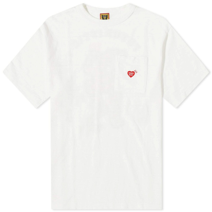 Photo: Human Made Men's Heart Pocket T-Shirt in White