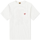 Human Made Men's Heart Pocket T-Shirt in White
