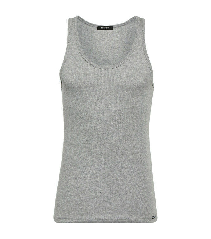 Photo: Tom Ford Cotton and modal jersey tank top