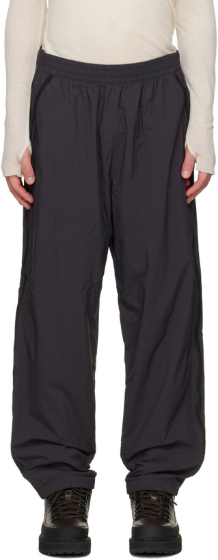 Photo: The North Face Gray TNF Red Box Full-Zip Sweatpants