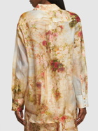 ZIMMERMANN - Luminosity Printed Silk & Linen Shirt