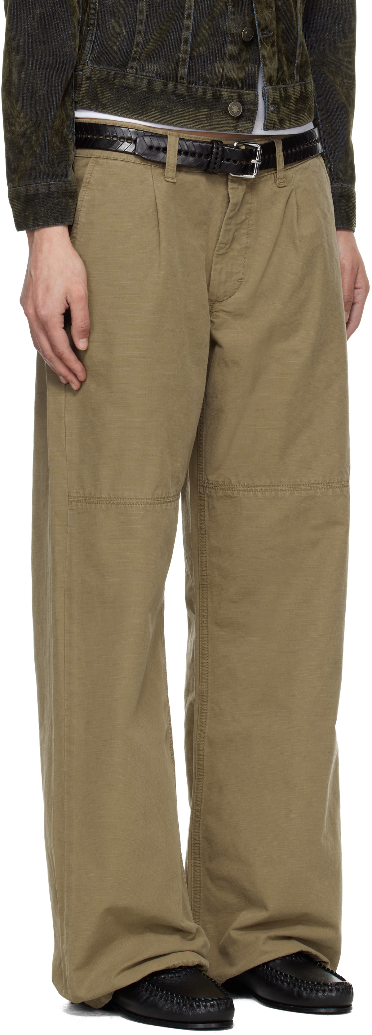 JEANERICA Khaki Mina Trousers