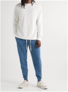 Onia - Tapered Cotton-Blend Jersey Sweatpants - Blue