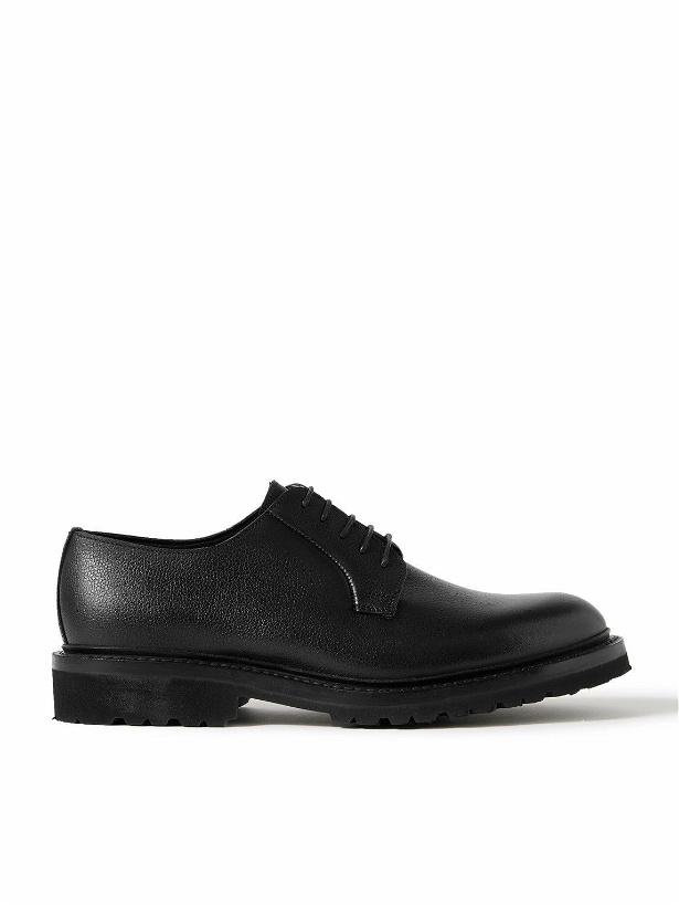 Photo: George Cleverley - Archie Full-Grain Leather Derby Shoes - Black
