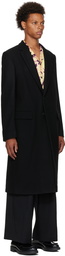 Dries Van Noten Black Rutland Coat