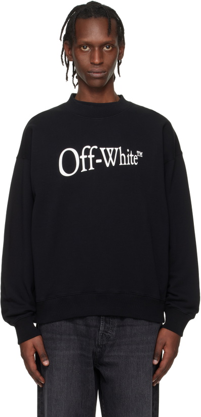 Photo: Off-White Black Run Arrow Skate Crewneck Sweatshirt