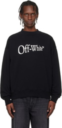 Off-White Black Run Arrow Skate Crewneck Sweatshirt