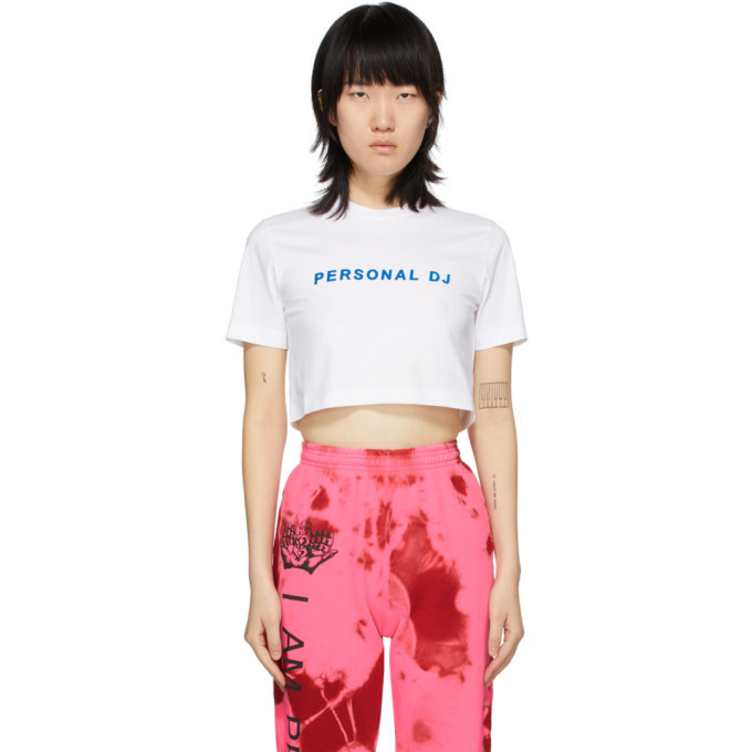 Photo: Kirin White Cropped Personal DJ T-Shirt