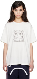 I'm Sorry by Petra Collins SSENSE Exclusive White JennyFax Edition Oversized T-shirt