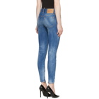 Dsquared2 Blue Medium Waist Skinny Jeans
