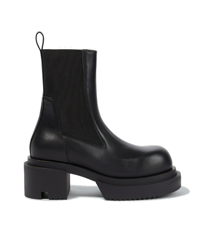Photo: Rick Owens Leather ankle boots