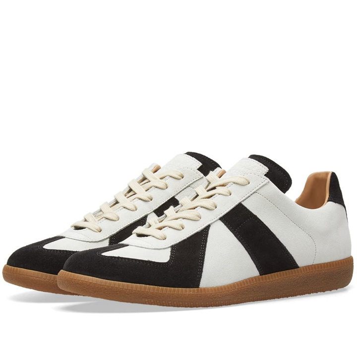 Photo: Maison Margiela 22 Replica Low Suede Sneaker