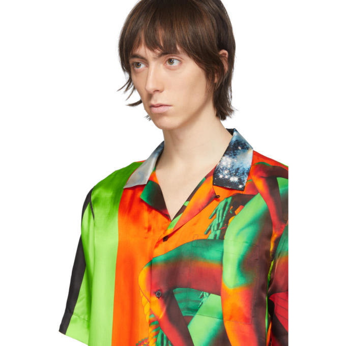 Dries Van Noten Multicolor Mika Ninagawa Edition Carltone Shirt Dries ...