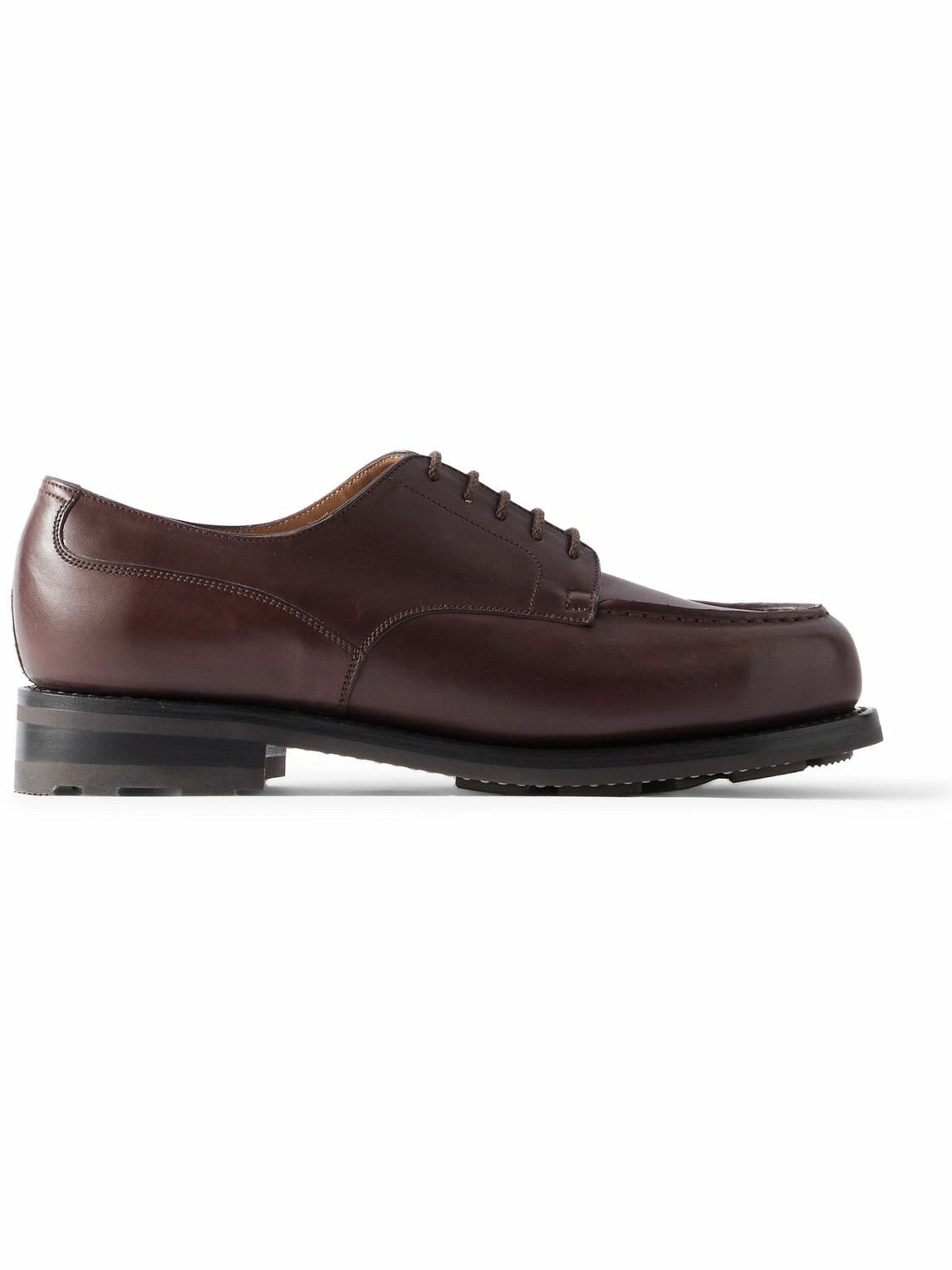J.M. Weston - Sacai Golf Leather Derby Shoes - Black J.M. Weston