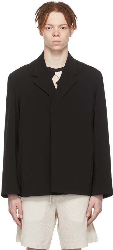 Photo: Cornerstone Black Polyester Jacket