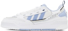 adidas Originals White & Blue Adi2000 Sneakers