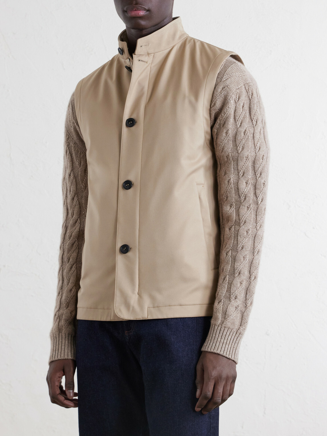 Zegna - Motorin Shell Vest - Neutrals