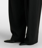 Sportmax Virgin wool pleated balloon pants