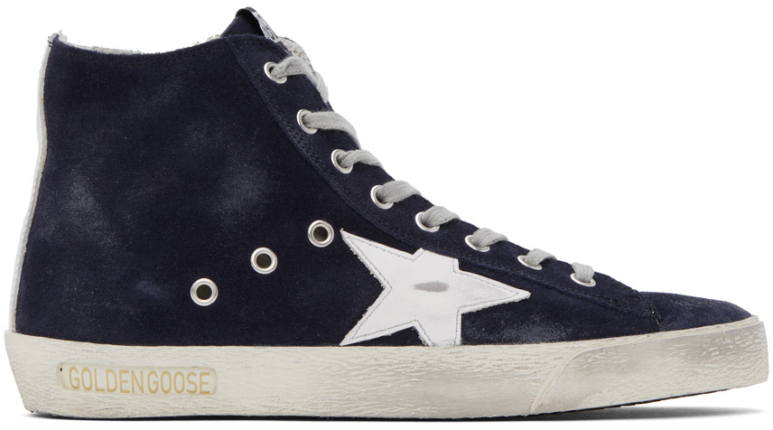 【GOLDEN 】FRANCY NAVY Golden Goose Navy Francy High Top – Two Skirts