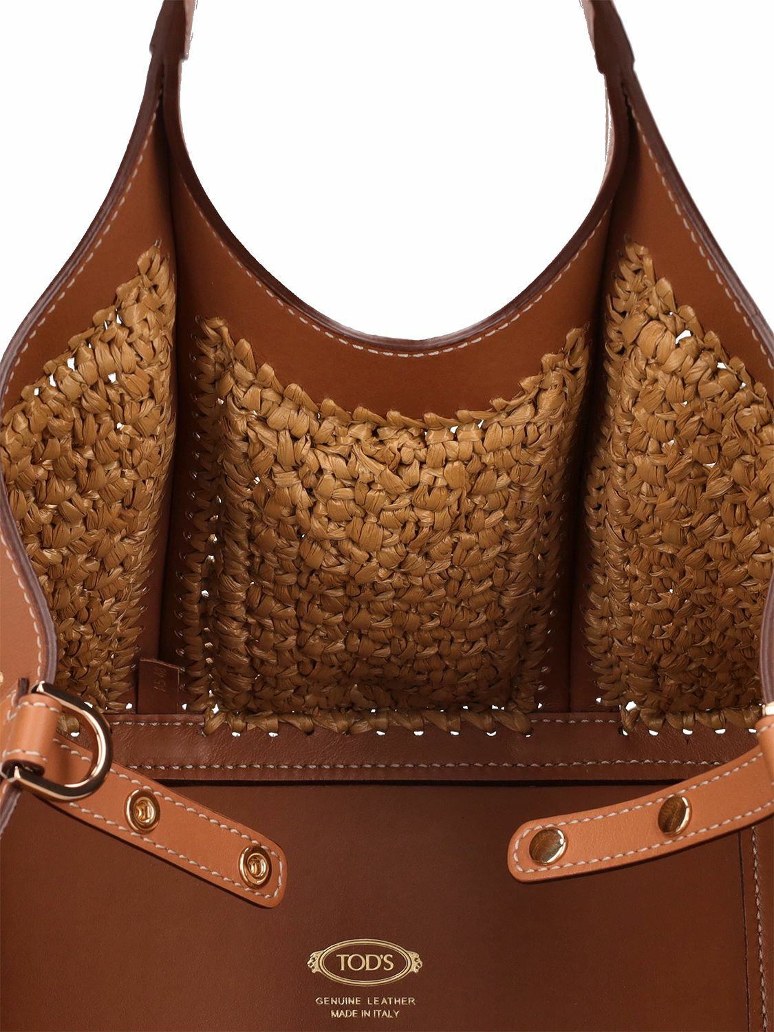 TOD'S Shopping Mini T Crochet Tote Bag Tod's